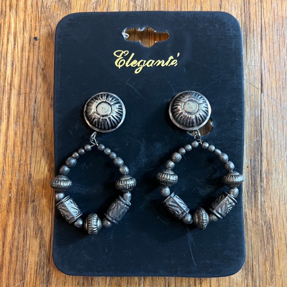 Vintage Indian Clip Earrings